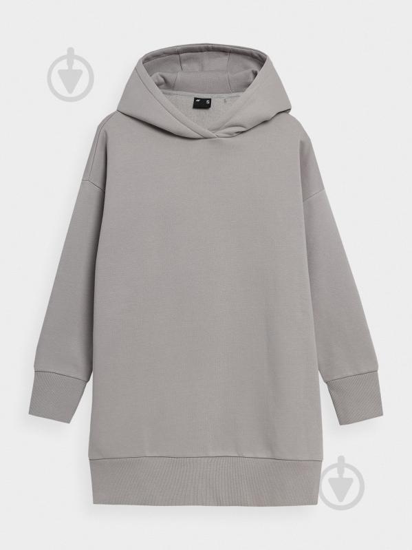 Джемпер 4F SWEATSHIRT 4FSS22TSWSF124-24S р.S серый - фото 1 Джемпер 4F SWEATSHIRT 4FSS22TSWSF124-24S р.S серый - фото 1