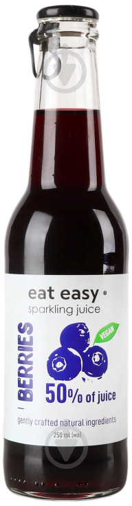 Напій соковий Eat Easy Sparkling лісові ягоди 0,25л (4820241701704) - фото 1