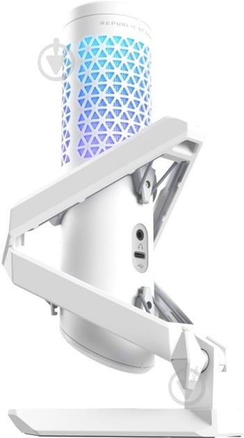 Мікрофон Asus ROG Carnyx White (90YH03Z0-BAUA10) - фото 4 Мікрофон Asus ROG Carnyx White (90YH03Z0-BAUA10) - фото 4