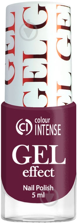 Лак для ногтей Colour Intense Gel Effect 65 030 Брусничный 5 мл - фото 1