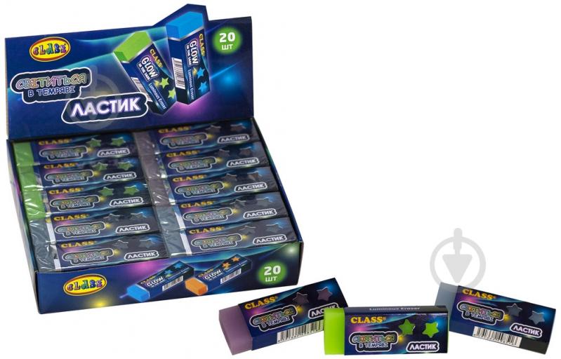 Ластик Eco-PVC GLOWING 4985-1C CLASS - фото 2 Ластик Eco-PVC GLOWING 4985-1C CLASS - фото 2