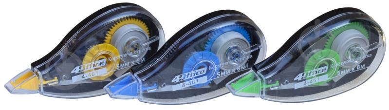 Коректор стрічковий 4Office 5 мм x 6 м 4-401 - фото 1 Коректор стрічковий 4Office 5 мм x 6 м 4-401 - фото 1