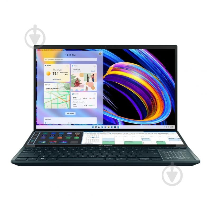 Ноутбук Asus Zenbook Pro Duo 15 UX582ZW-H2008X 15,6" (90NB0Z21-M001H0) celestial blue - фото 1