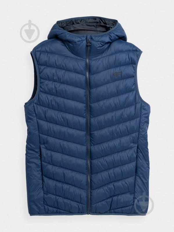 Жилет 4F DOWN JACKET 4FAW22TDJAM138-31S р.L синій - фото 1