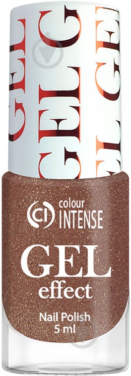 Лак для нігтів Colour Intense Gel Effect 65 041 Коричневий (шимер) 5 мл - фото 1