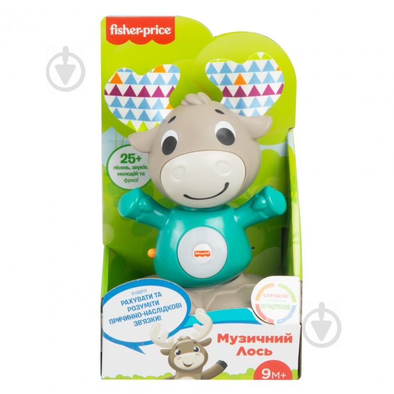 Іграшка інтерактивна Fisher Price Веселий лось серії Linkimals (укр.) GXR01 - фото 3