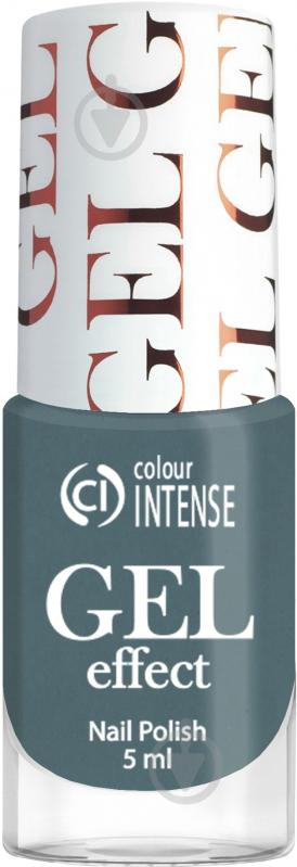 Лак для ногтей Colour Intense Gel Effect 65 044 Темно-серый 5 мл - фото 1