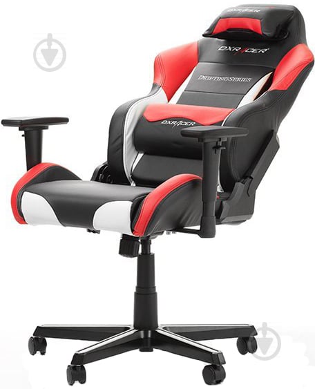 Крісло DXRacer DRIFTING OH/DM61/NWR чорний/червоний/білий - фото 4