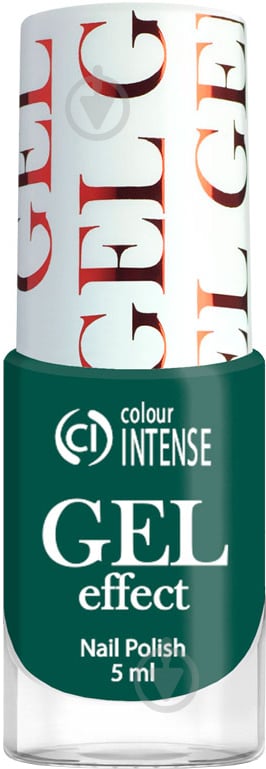 Лак для нігтів Colour Intense Gel Effect 65 050 Темно-зелений 5 мл - фото 1