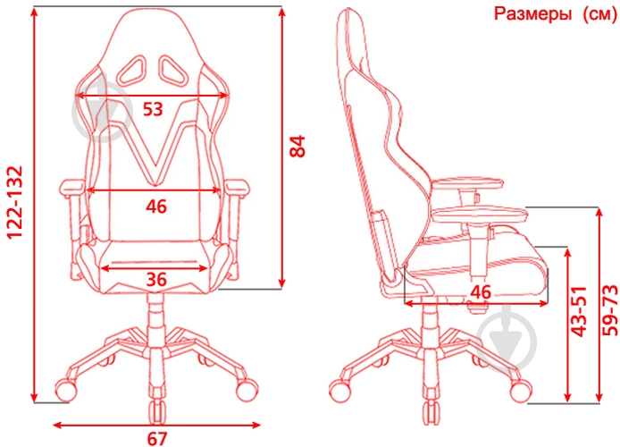Кресло DXRacer FORMULA OH/FE57/N черный - фото 8