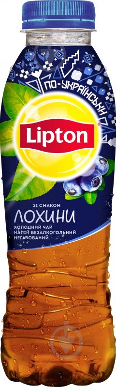 Безалкогольный напиток Lipton Черный чай Голубика 0,5 л - фото 1