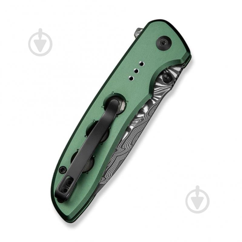 Нож складной Civivi Hyperpulse, дамасская сталь, темно-зеленый C23087A-DS1 - фото 4 Нож складной Civivi Hyperpulse, дамасская сталь, темно-зеленый C23087A-DS1 - фото 4