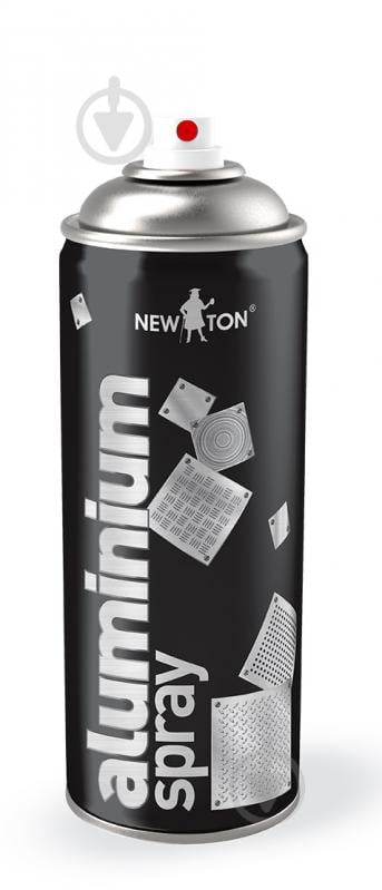 Эмаль аэрозольная New Ton Aluminium spray алюминий глянец 400 мл - фото 2