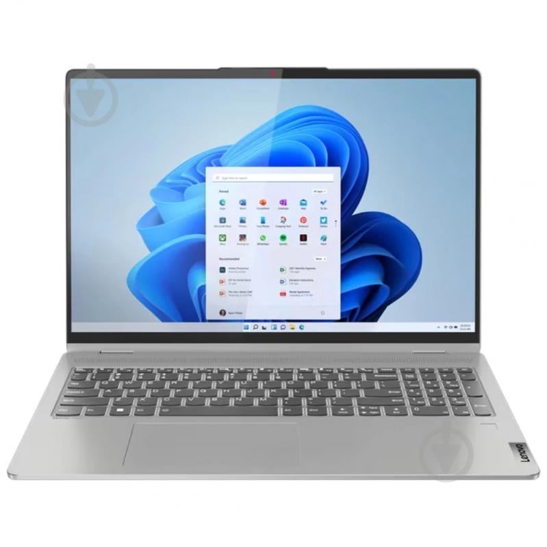 Ноутбук Lenovo ideapad Flex5 16IAU7 16" (82R8009MRA) cloud grey - фото 1