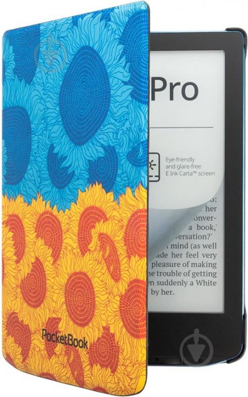 Чехол PocketBook 629/634 Shell Series sunflower print (SH-634-SFP-CIS) - фото 4 Чехол PocketBook 629/634 Shell Series sunflower print (SH-634-SFP-CIS) - фото 4