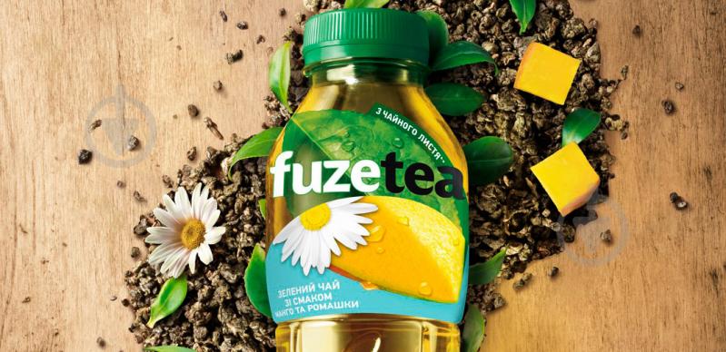Безалкогольний напій Fuzetea Чай зелений зі смаком манго та ромашки 0,5 л - фото 2