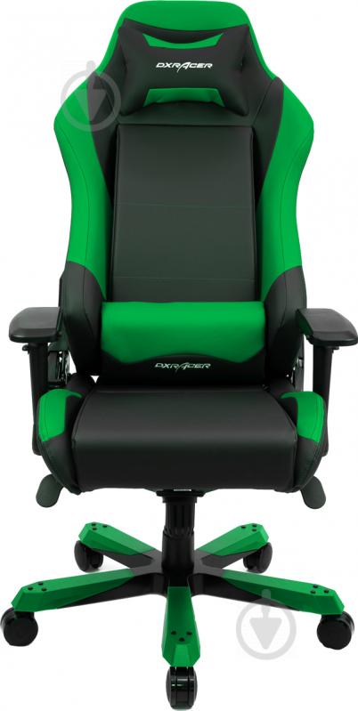 Кресло DXRacer IRON OH/IS11/NE черный/зеленый - фото 2