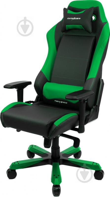 Кресло DXRacer IRON OH/IS11/NE черный/зеленый - фото 3