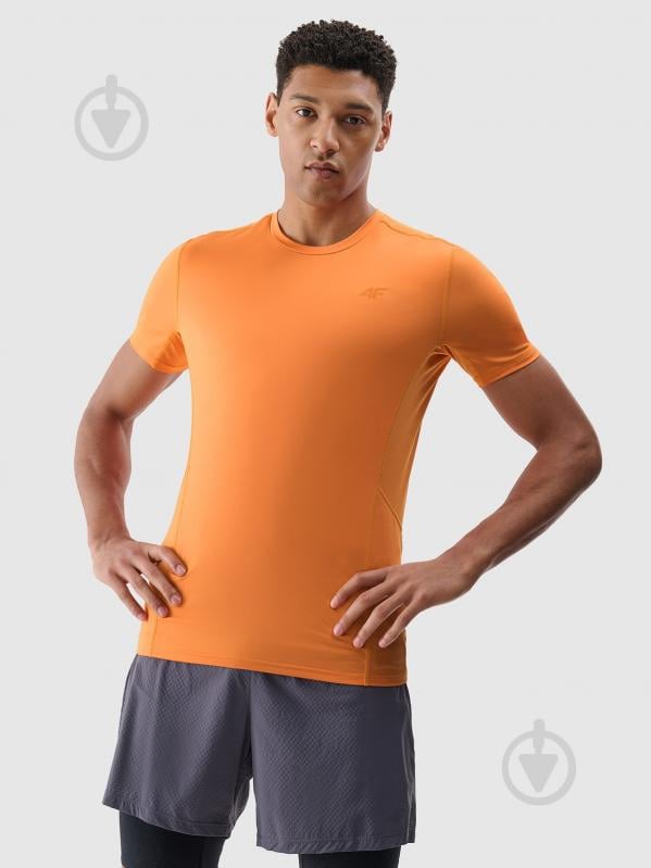Футболка 4F TSHIRT FNK M1263 4FWSS25TFTSM1263-70S р.2XL оранжевый - фото 1 Футболка 4F TSHIRT FNK M1263 4FWSS25TFTSM1263-70S р.2XL оранжевый - фото 1