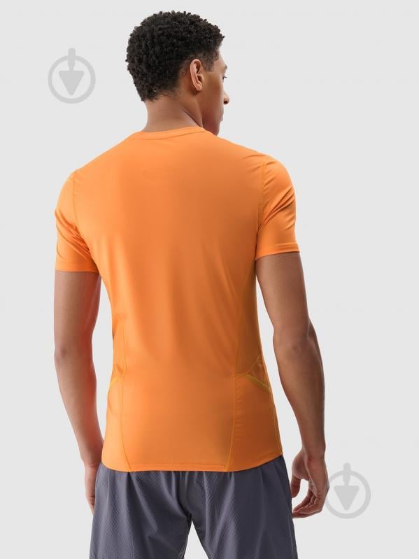 Футболка 4F TSHIRT FNK M1263 4FWSS25TFTSM1263-70S р.2XL оранжевый - фото 4 Футболка 4F TSHIRT FNK M1263 4FWSS25TFTSM1263-70S р.2XL оранжевый - фото 4