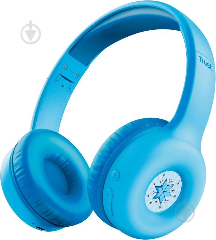 Навушники Trust On-ear Nouna Kids Wireless Mic blue (25275_TRUST) - фото 1 Навушники Trust On-ear Nouna Kids Wireless Mic blue (25275_TRUST) - фото 1