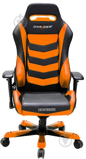 Кресло DXRacer IRON OH/IS166/NO черный/оранжевый - фото 2