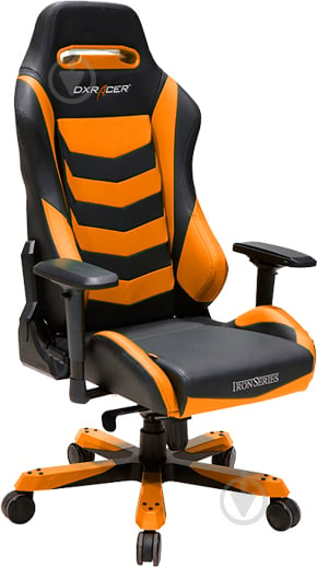 Кресло DXRacer IRON OH/IS166/NO черный/оранжевый - фото 1