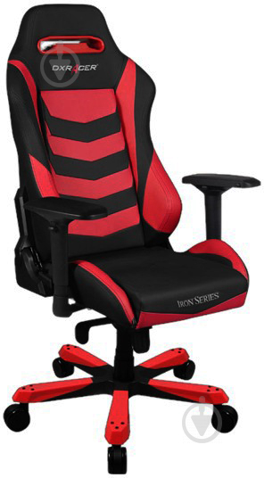 Кресло DXRacer IRON OH/IS166/NR черный/красный - фото 1