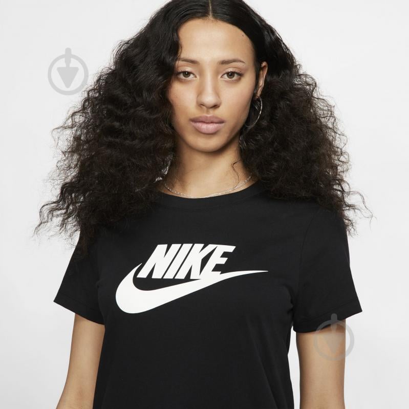 Футболка Nike TEE ESSNTL ICON FUTUR BV6169-010 р.XS чорний - фото 3