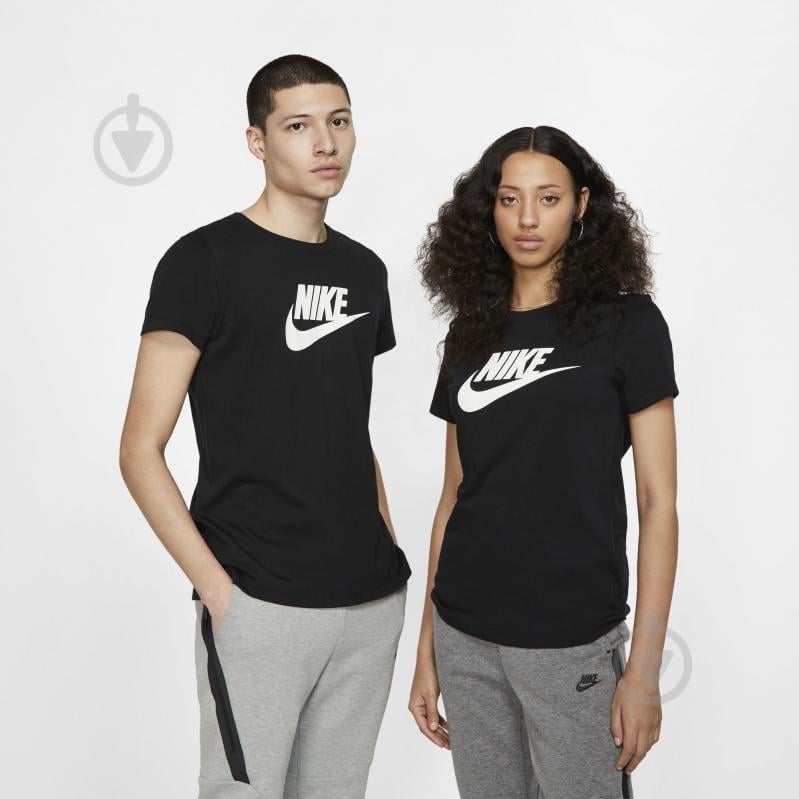 Футболка Nike TEE ESSNTL ICON FUTUR BV6169-010 р.XS чорний - фото 5