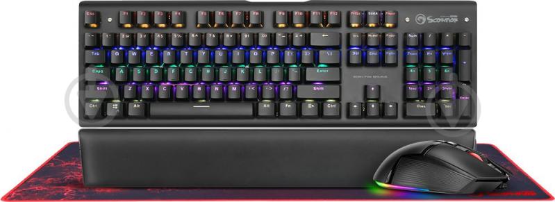 Комплект Marvo CM420 USB Black - фото 1