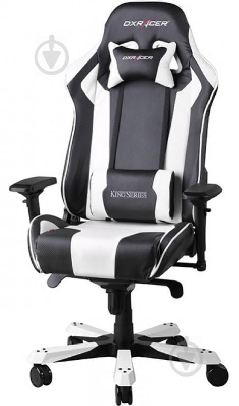 Кресло DXRacer KING OH/KS06/NW черный/белый - фото 3