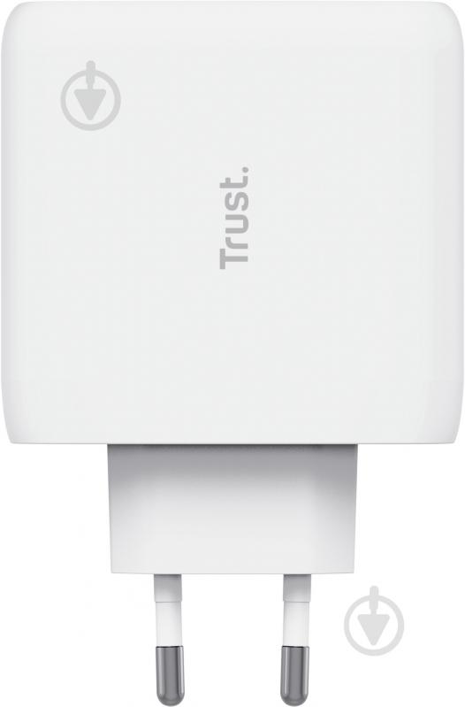 Мережевий зарядний пристрій Trust Maxo 65 Вт 2xUSB-C PD (25381_TRUST) - фото 3