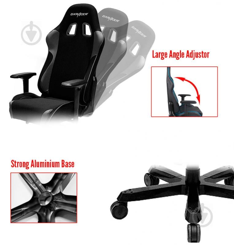 Кресло DXRacer KING OH/KS11/N черный - фото 8