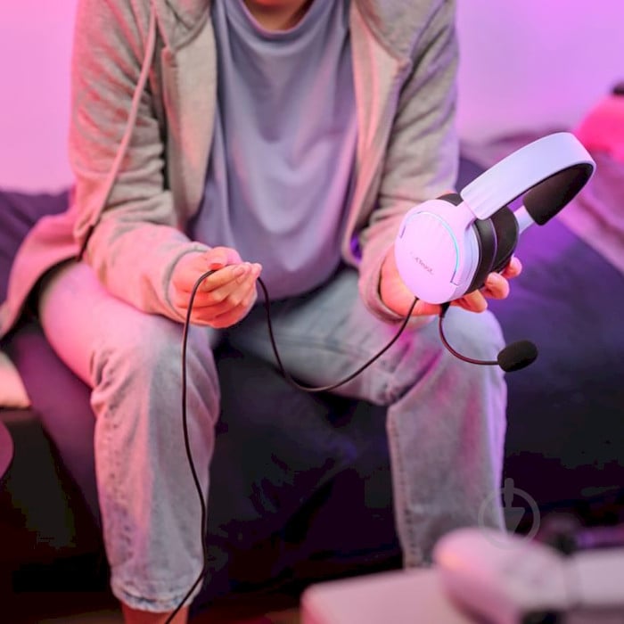 Гарнитура игровая Trust GXT 490 FAYZO violet (25303_TRUST) - фото 7