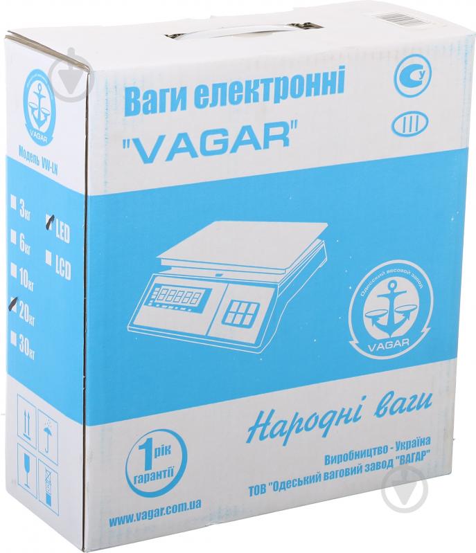 Весы фасовочные VAGAR VW LED 3 кг - фото 8