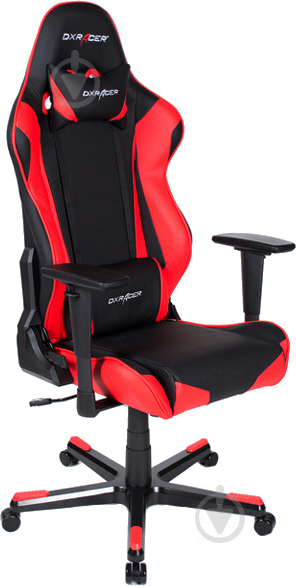 Крісло DXRacer RACING OH/RE0/NR чорний/червоний - фото 3