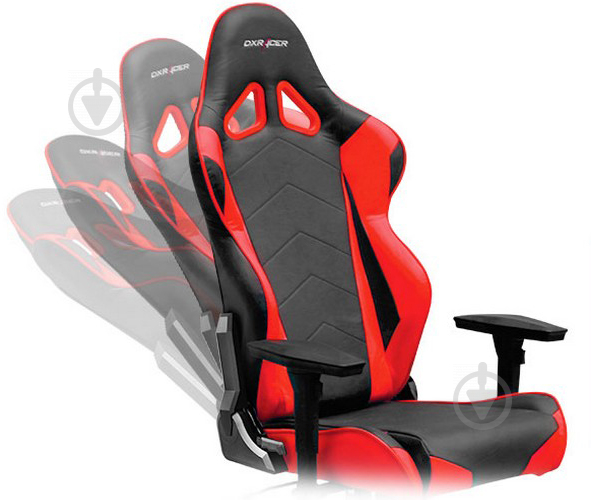 Крісло DXRacer RACING OH/RE0/NR чорний/червоний - фото 6