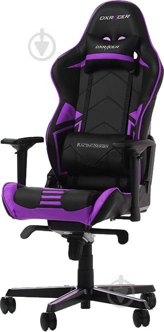 Крісло DXRacer RACING OH/RE0/NV чорний/фіолетовий - фото 5