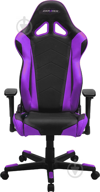 Крісло DXRacer RACING OH/RE0/NV чорний/фіолетовий - фото 2