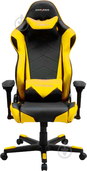 Крісло DXRacer RACING OH/RE0/NY чорний/жовтий - фото 2