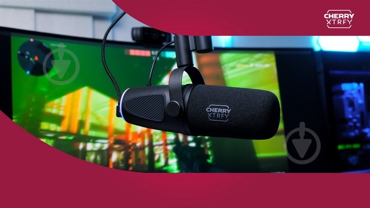 Мікрофон Cherry Xtrfy NGALE X Black (CX-NGALE-X-RGB-BLACK) - фото 6 Мікрофон Cherry Xtrfy NGALE X Black (CX-NGALE-X-RGB-BLACK) - фото 6