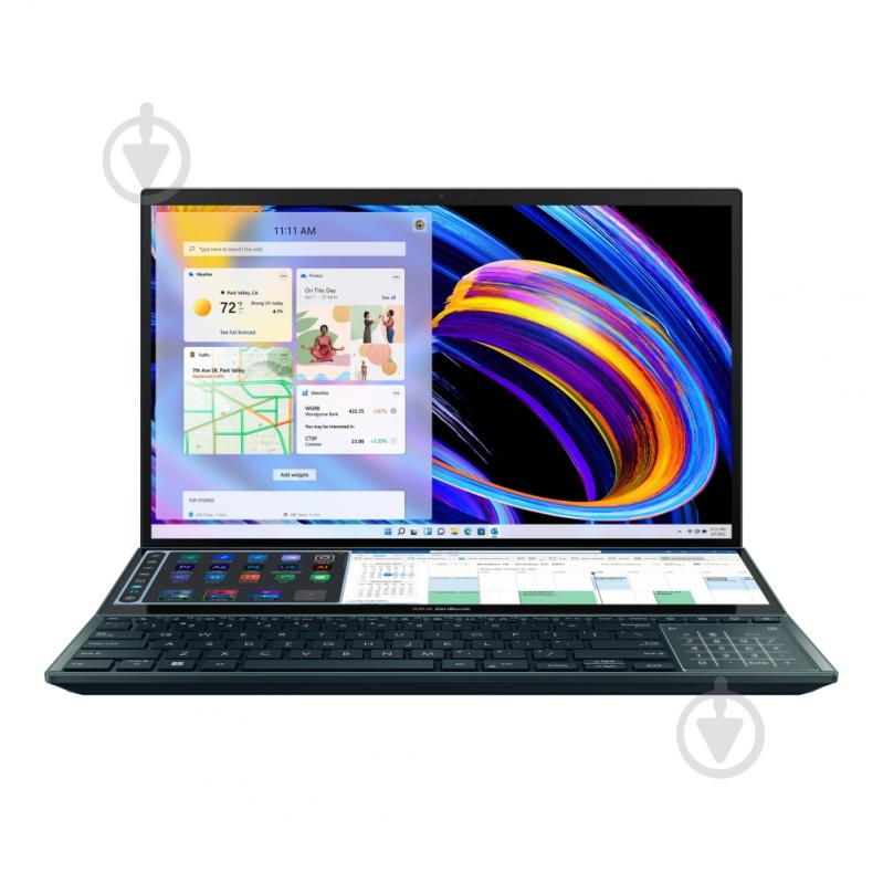 Ноутбук Asus Zenbook Pro Duo 15 OLED UX582ZM-H2004W 15,6" (90NB0VR1-M00780) celestial blue - фото 1