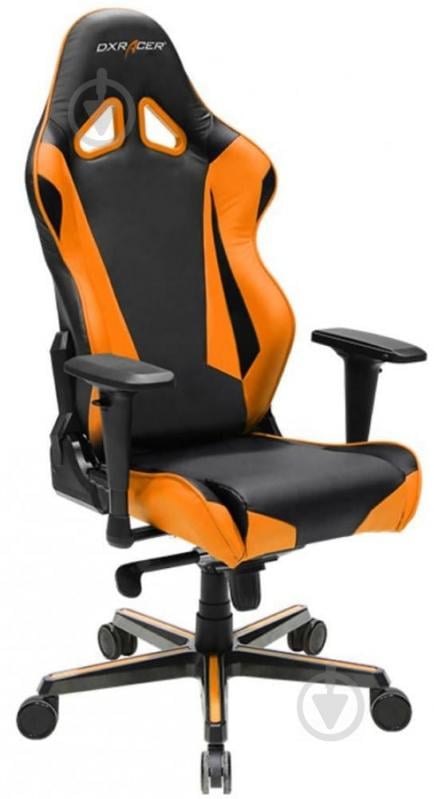 Кресло DXRacer RACING OH/RV001/NO черный/оранжевый - фото 1