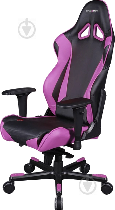 Крісло DXRacer RACING OH/RV001/NP чорний/рожевий - фото 1