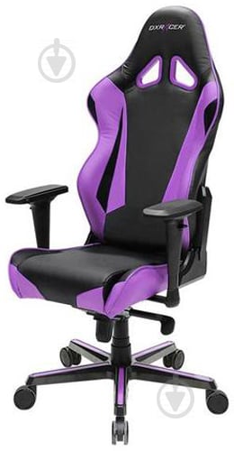 Крісло DXRacer RACING OH/RV001/NV чорний/фіолетовий - фото 3