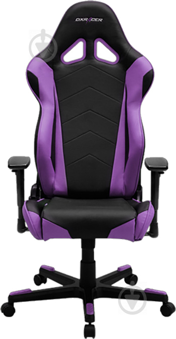 Крісло DXRacer RACING OH/RV001/NV чорний/фіолетовий - фото 2