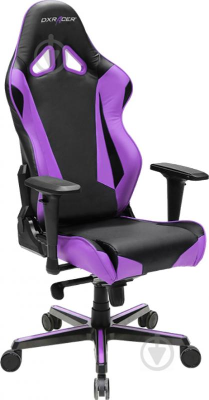 Крісло DXRacer RACING OH/RV001/NV чорний/фіолетовий - фото 1