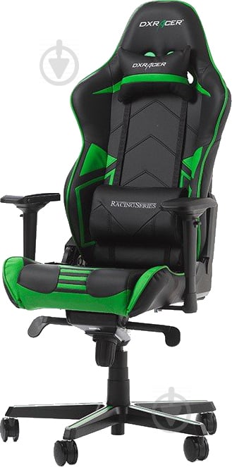 Кресло DXRacer RACING OH/RV131/NE черный/зеленый - фото 3