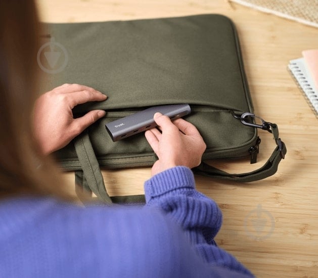 USB-хаб Trust Halyx USB-C > 5xUSB-C (25136_TRUST) - фото 8 USB-хаб Trust Halyx USB-C > 5xUSB-C (25136_TRUST) - фото 8